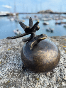 Cremation Urn Dragonfly For Ashes Memorial Bronze Sculpture