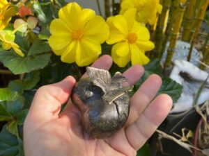 Cremation Urn Butterfly Memorial Mini Heart Solid Bronze MESU 24 4