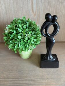 Remembrance Of Love Mini Cremation Urn Memorial Bronze Sculpture